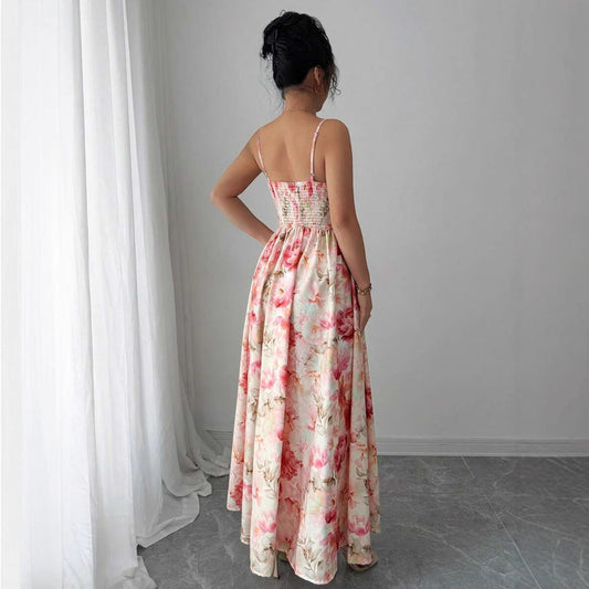 Women's Strapless Shoulder-Baring Elegant Fairy Evening Dress