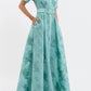 Elegant French Vintage Style Fitted Long Dress
