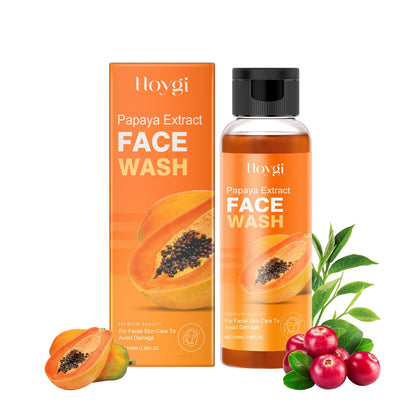 Papaya Face Wash Gentle Hydrating Moisturizing Skin Cleanser