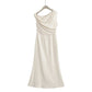 Women's Sexy Off Shoulder Waist Cinching Bodycon Dress