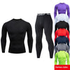 Men's PTZ Quick Dry Tight Pants Sports Set