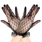 Elegant Black Women's Stretchy Summer Gloves One Pair