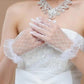 Elegant Black Women's Stretchy Summer Gloves One Pair