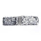 Women's Wide Fabric Stretch Belt Silver Metal Buckle