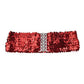 Women's Wide Fabric Stretch Belt Silver Metal Buckle