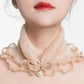 Women's Printed Satin Silk Scarf Neck Bandana