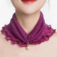 Women's Printed Satin Silk Scarf Neck Bandana