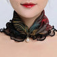 Women's Printed Satin Silk Scarf Neck Bandana