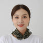 Women's Printed Satin Silk Scarf Neck Bandana