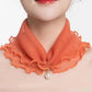 Women's Printed Satin Silk Scarf Neck Bandana