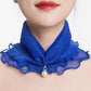 Women's Printed Satin Silk Scarf Neck Bandana
