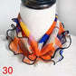 Women's Printed Satin Silk Scarf Neck Bandana