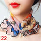 Women's Printed Satin Silk Scarf Neck Bandana
