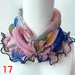 Women's Printed Satin Silk Scarf Neck Bandana