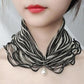 Women's Printed Satin Silk Scarf Neck Bandana