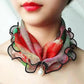 Women's Printed Satin Silk Scarf Neck Bandana