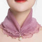 Women's Printed Satin Silk Scarf Neck Bandana