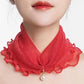 Women's Printed Satin Silk Scarf Neck Bandana