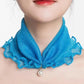 Women's Printed Satin Silk Scarf Neck Bandana
