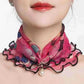 Women's Printed Satin Silk Scarf Neck Bandana