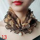Women's Printed Satin Silk Scarf Neck Bandana