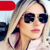 Luxury Square Sunglasses Lightweight UV Protection Women
